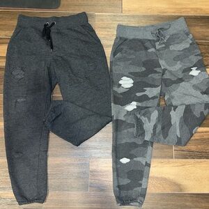 Distressed Aerie over sized sweatpants